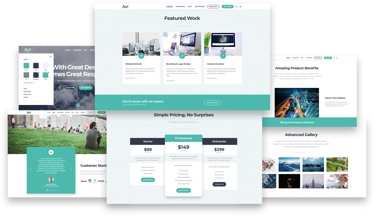 Landing page design world digital agency